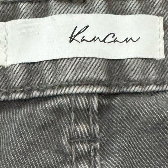 Kancan Women's Cargo Jeans Straight Super High Rise Ankle Size 30 - Picture 3 of 6